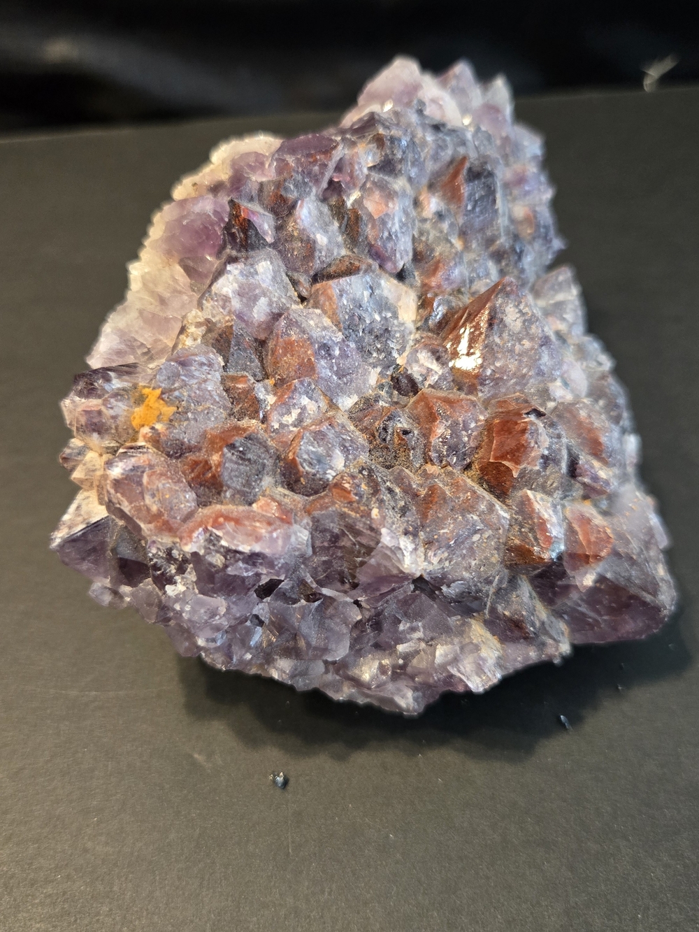 💜 Thunder Bay Ontario Amethyst Cluster w/ Hematite 22.20 oz